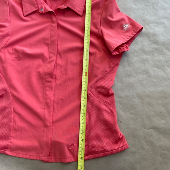 Nike snap front short sleeve shirt - size small - Picture 3 of 11